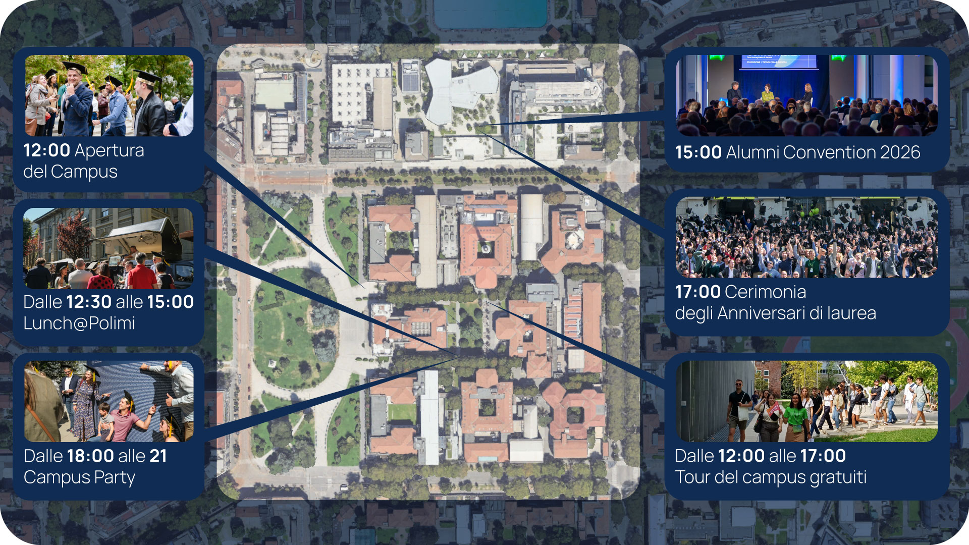 Mappa del Campus Leonardo - versione desktop